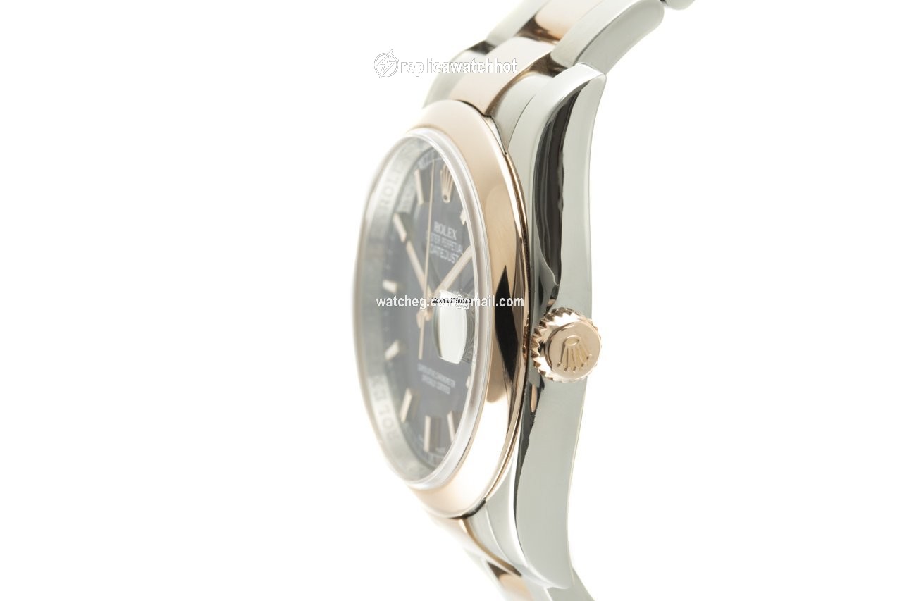 Rolex Datejust 36 Mens watch Unisex Gold Steel Automatic 116201 2