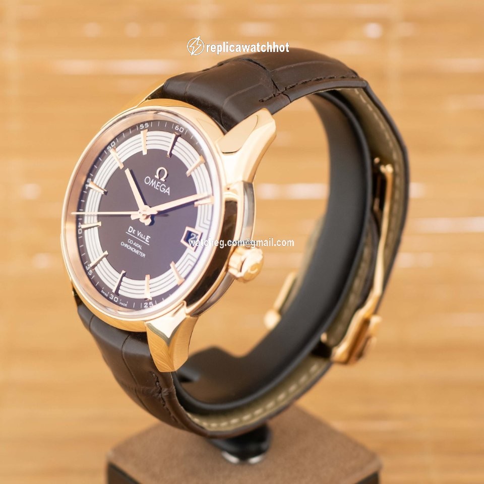Omega De Ville Hour Vision Mens watch Unisex Automatic Rose gold 431.63.41.21.13.001 2
