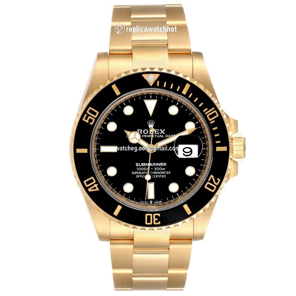 Rolex Submariner Date Mens watch Unisex Yellow gold Automatic 126618 2