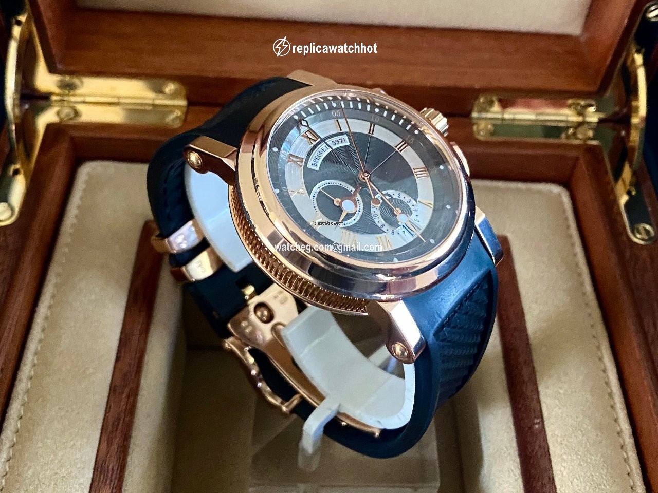 Breguet Marine Mens watch Unisex Automatic Rose gold 5827BR Z2 5ZU 2