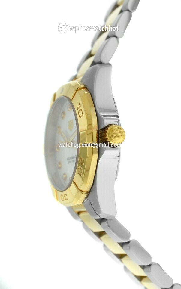 TAG Heuer Aquaracer Lady Womens watch Quartz Gold Steel WBD1422.BB0321 2