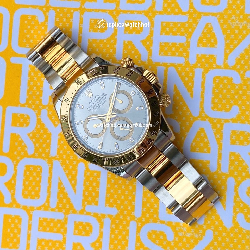 Rolex Daytona Mens watch Unisex Gold Steel Automatic 116523 2