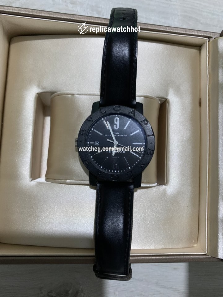 Bulgari Mens watch Unisex Automatic Carbon 101823 2