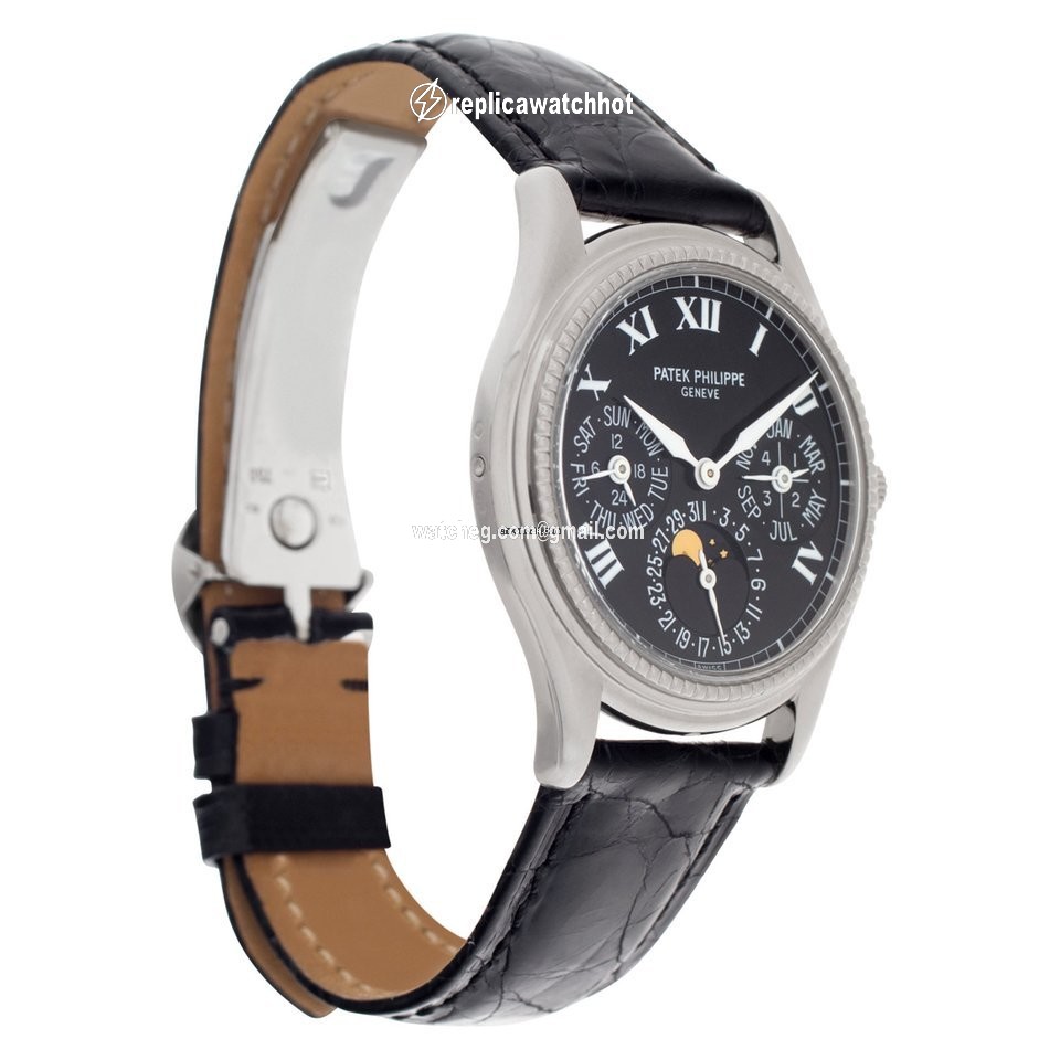 Patek Philippe Perpetual Calendar Mens watch Unisex Automatic White gold 5038 2