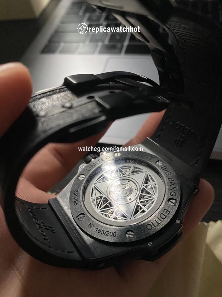 Hublot Big Bang Sang Bleu Mens watch Unisex Automatic Ceramic 415.CX.1112.VR.MXM18 2