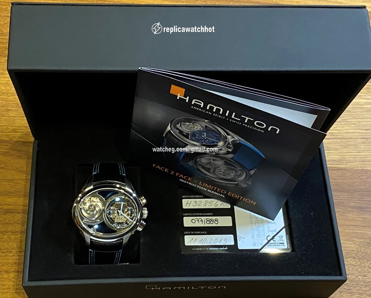 Hamilton Jazzmaster Auto Chrono Mens watch Unisex Automatic Steel H32856705 2