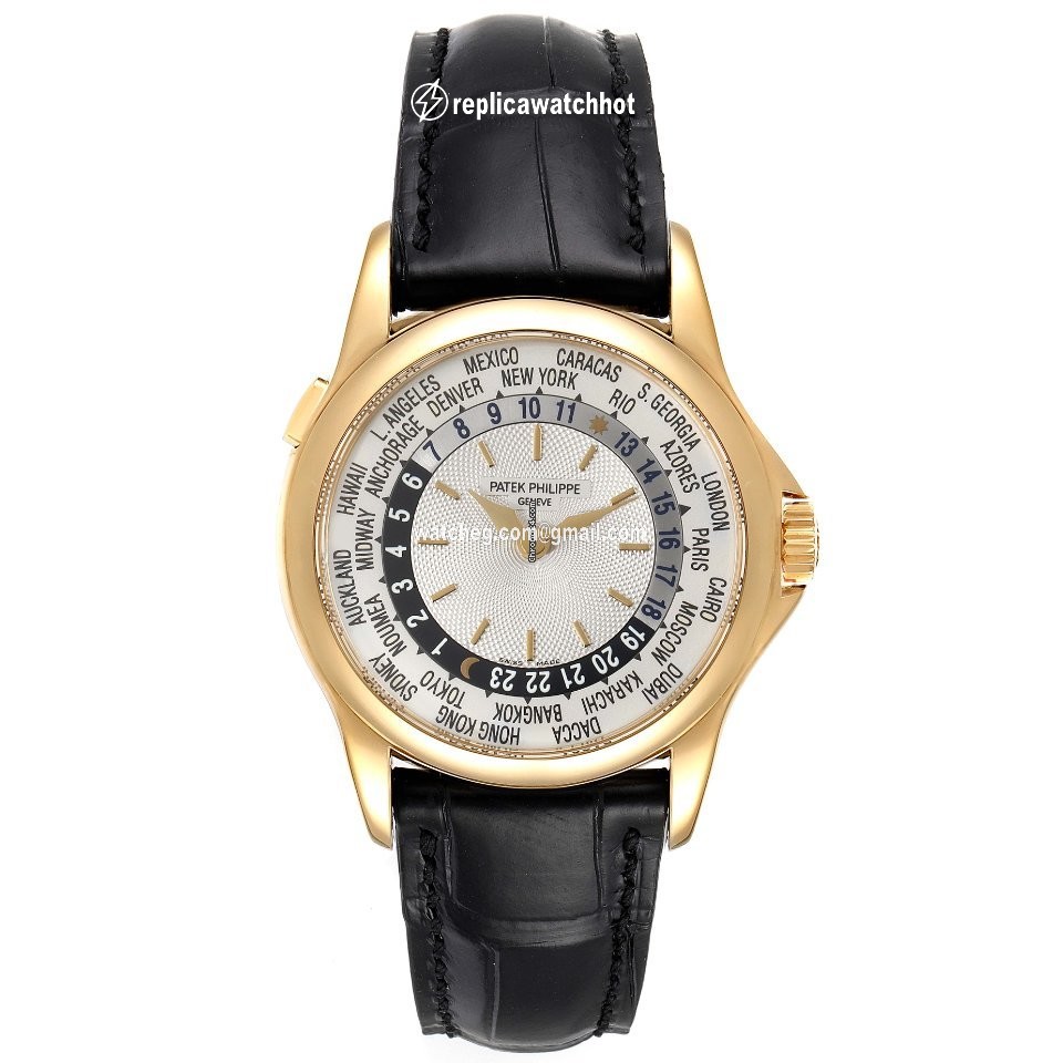 Patek Philippe World Time Mens watch Unisex Automatic Yellow gold 5110J 2