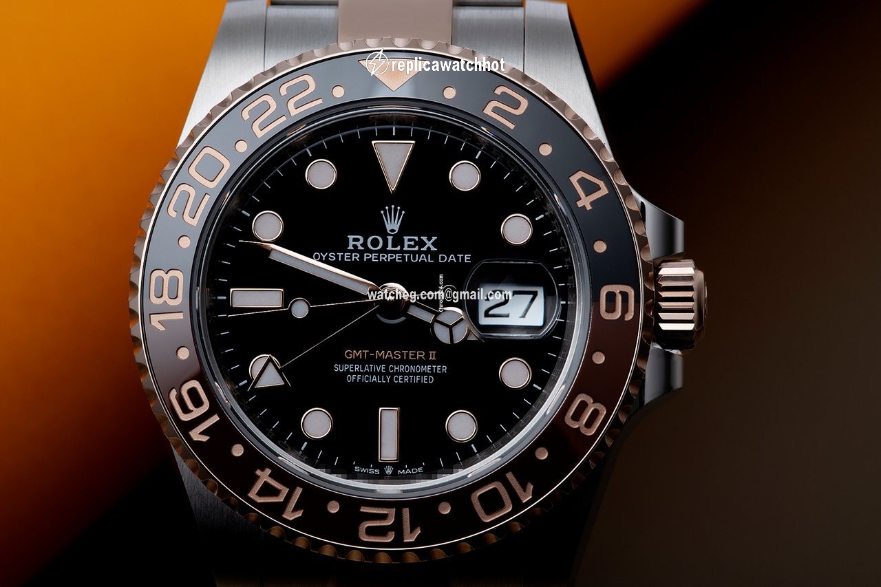 Rolex GMT-Master II Gold Steel Automatic 126711CHNR 2