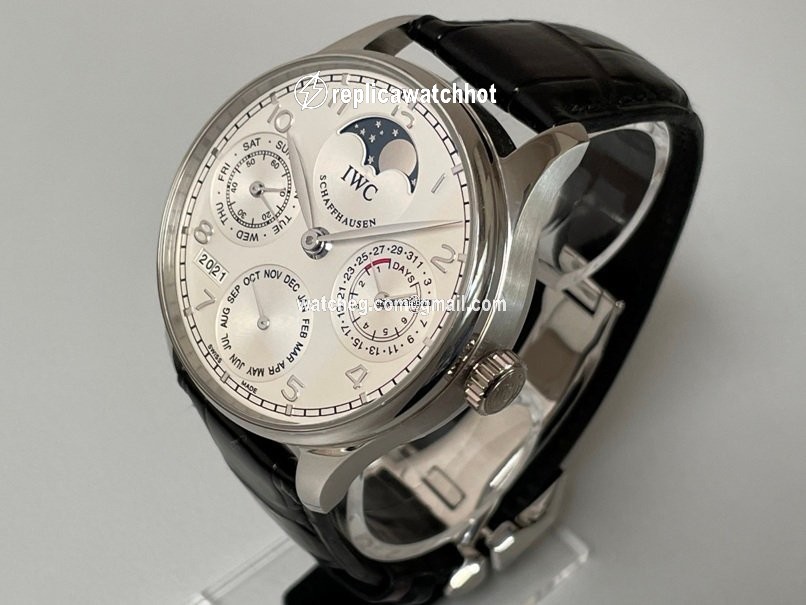 IWC Portuguese Perpetual Calendar Mens watch Unisex Automatic Platinum IW5022-19 2