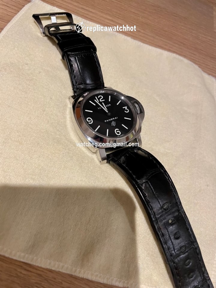 Panerai Luminor Base Logo Mens watch Unisex Manual winding Steel PAM 00000 2