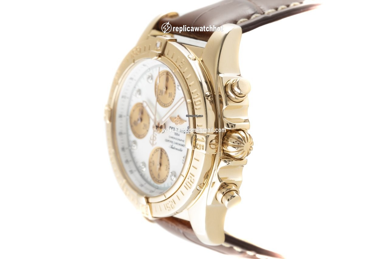 Breitling Chrono Cockpit Mens watch Unisex Automatic Red gold H13358 2