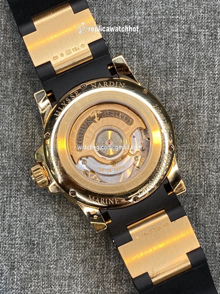 Ulysse Nardin Maxi Marine Diver Mens watch Unisex Automatic Rose gold 266-33-3A 92 2