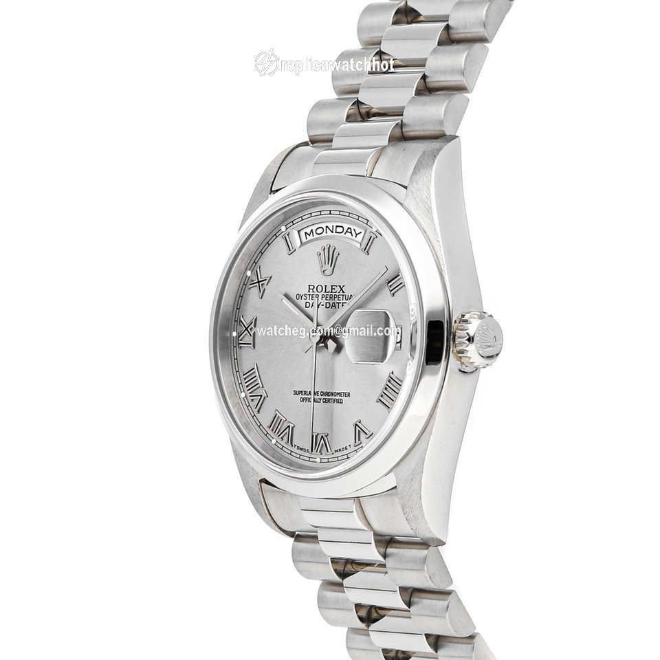 Rolex Day-Date 36 Mens watch Unisex Platinum Automatic 18206 2
