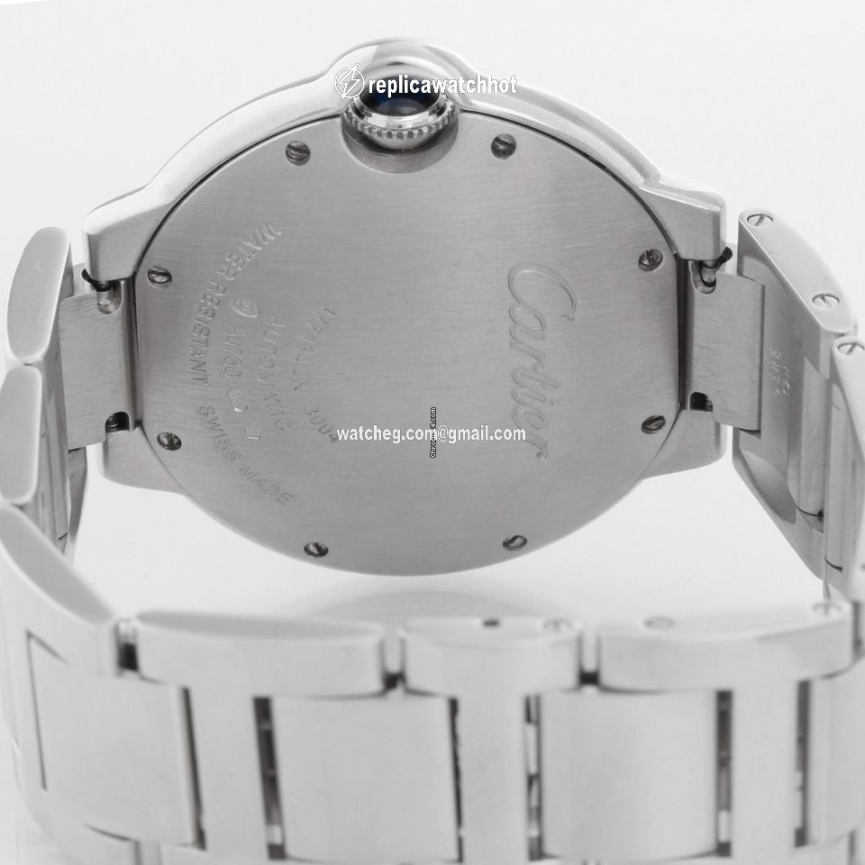 Cartier Ballon Bleu 36mm Mens watch Unisex Automatic White gold WE9006Z3 3004 2