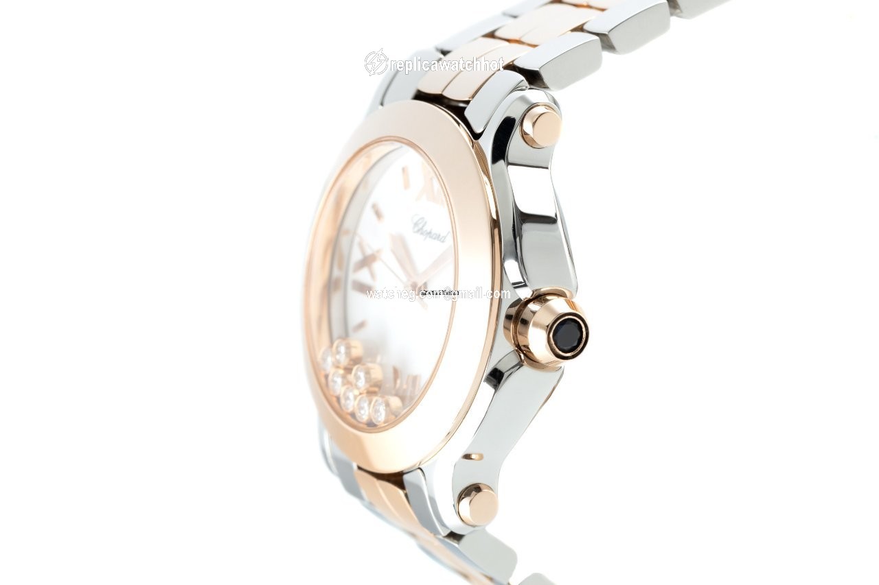 Chopard Happy Sport Womens watch Quartz Gold Steel 27 8488 2