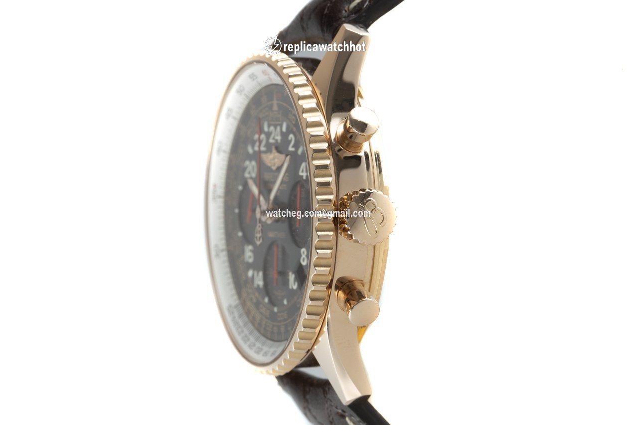 Breitling Navitimer Cosmonaute Mens watch Unisex Manual winding Red gold RB0210 2
