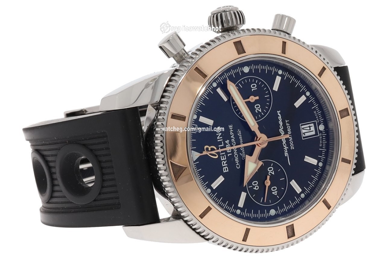 Breitling Superocean Heritage Chronograph Mens watch Unisex Automatic Gold Steel U23370 2