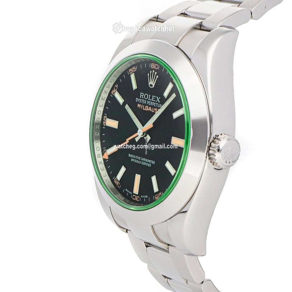 Rolex Milgauss Mens watch Unisex Steel Automatic 116400GV-0001 2