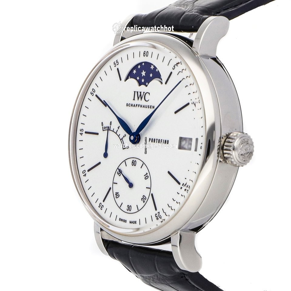 IWC Portofino Hand-Wound Mens watch Unisex Manual winding Steel IW5164-06 2