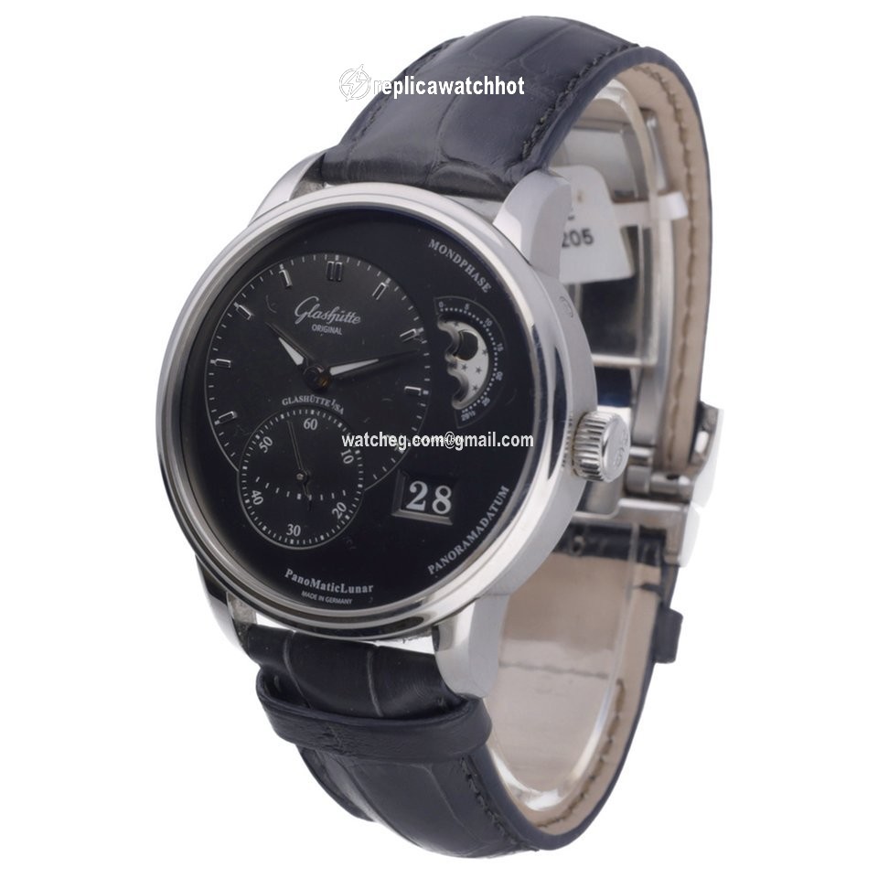Glashtte Original PanoMaticLunar Mens watch Unisex Automatic Steel 1-90-02-43-32-05 2