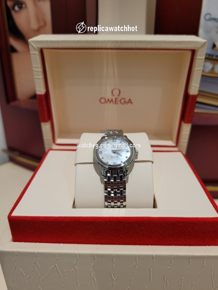 Omega De Ville Prestige Womens watch Quartz Steel 424.10.24.60.55.001 2