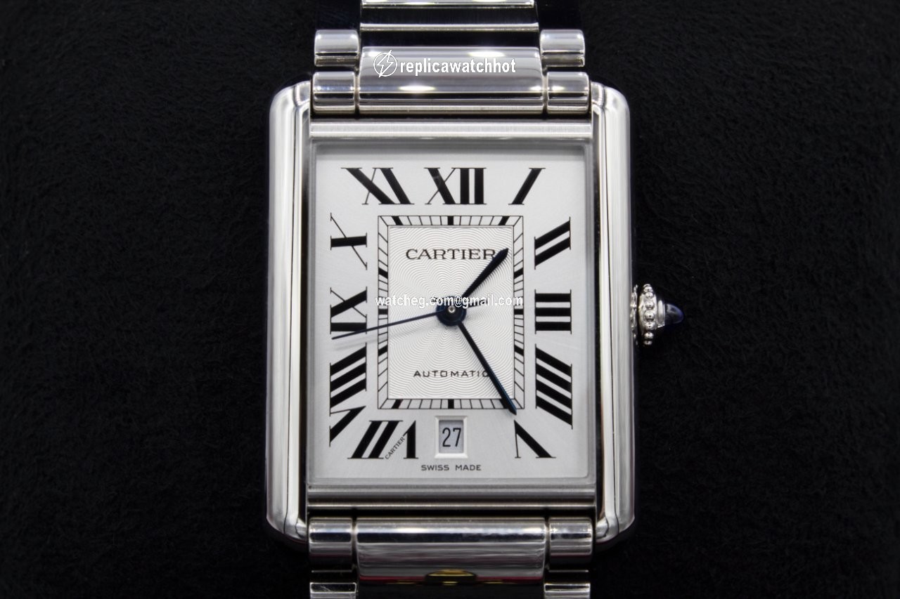 Cartier Tank Mens watch Unisex Automatic Steel WSTA0053 2
