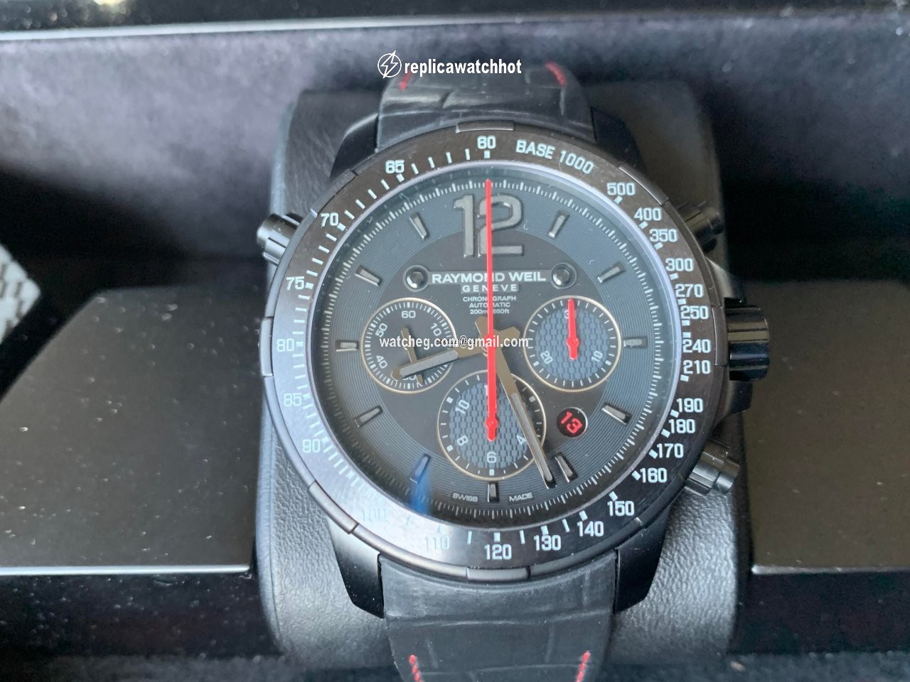 Raymond Weil Nabucco Mens watch Unisex Automatic Titanium 7810-BSF-05207 2