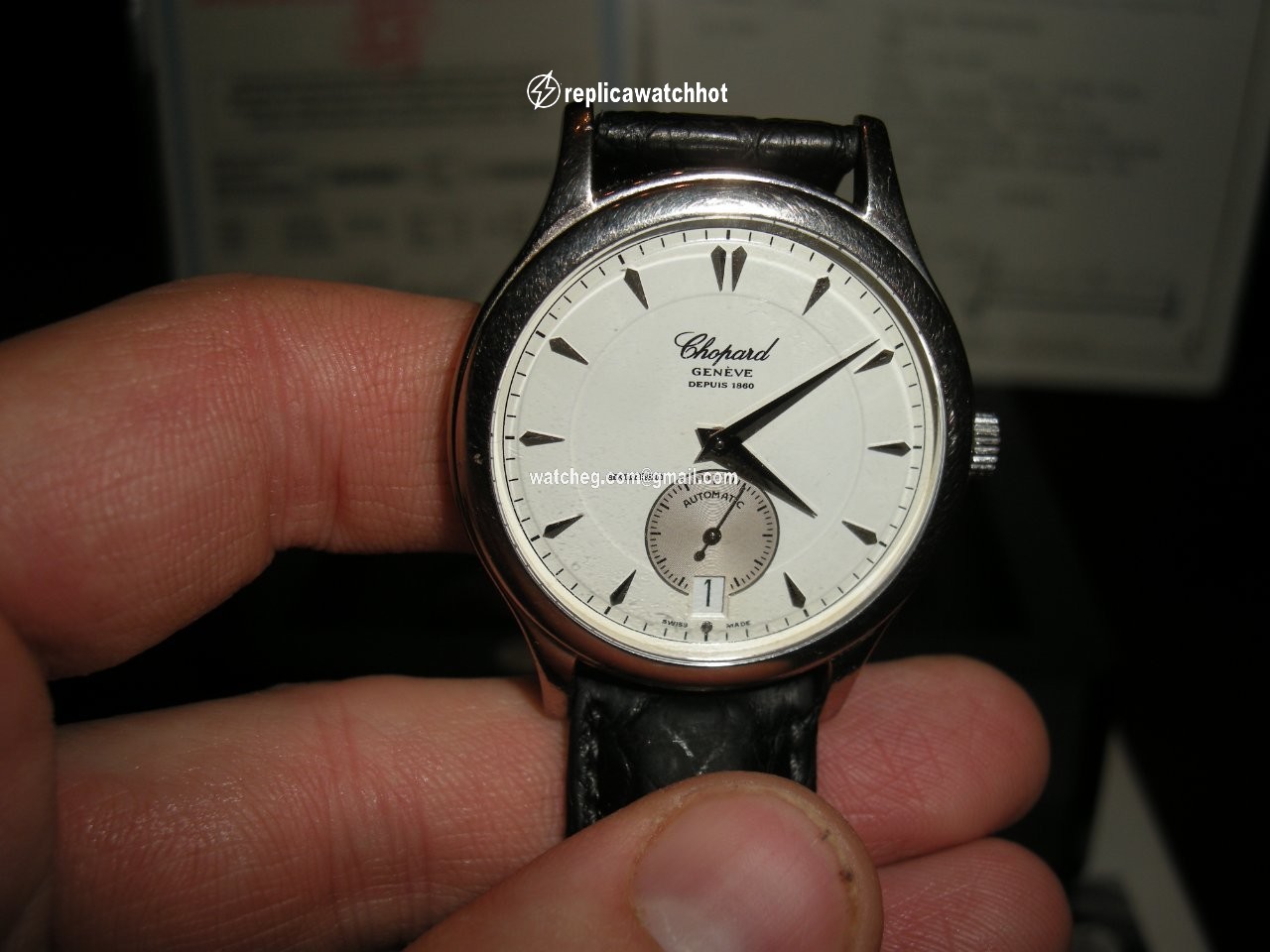 Chopard L.U.C Mens watch Unisex Automatic White gold 161860 2