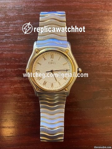 Ebel Sportwave Mens watch Unisex Quartz Gold Steel 1187141 2
