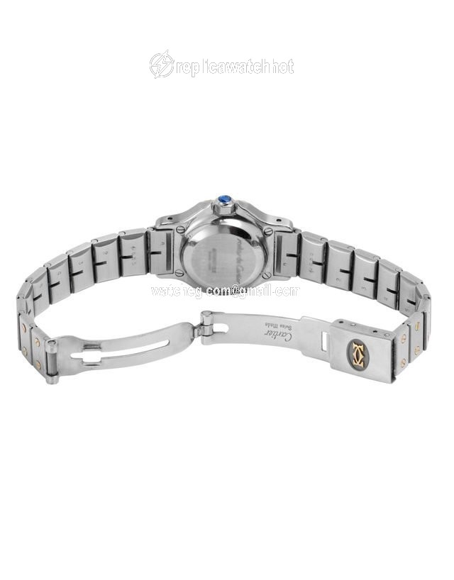 Cartier Santos Mens watch Unisex Automatic Gold Steel 0907 2