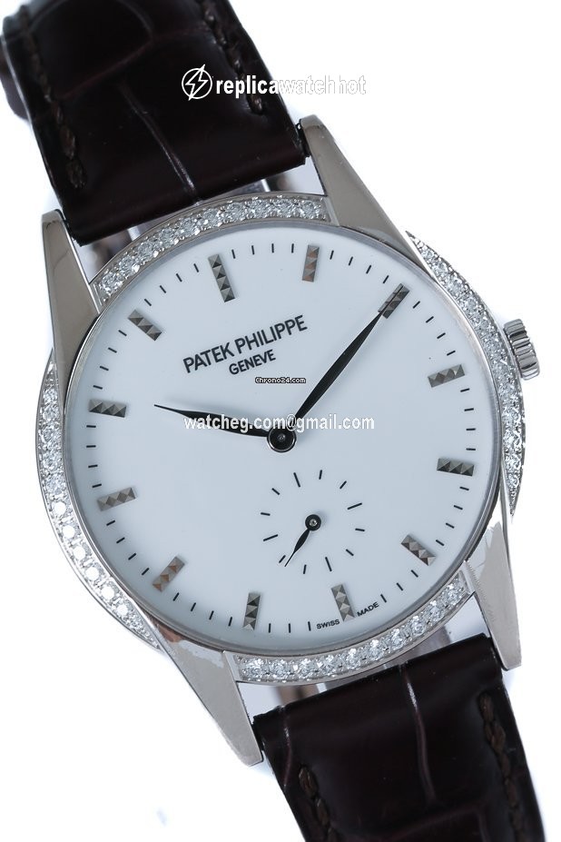 Patek Philippe Calatrava Womens watch Manual winding White gold 7122 200G-001 2