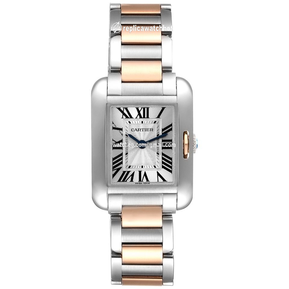 Cartier Tank Anglaise Womens watch Quartz Gold Steel W5310036 2