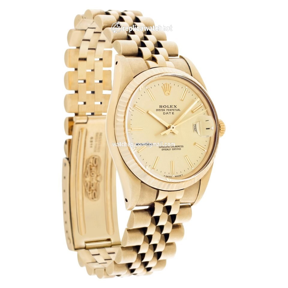 Rolex Oyster Perpetual Date Mens watch Unisex Automatic 15037 2