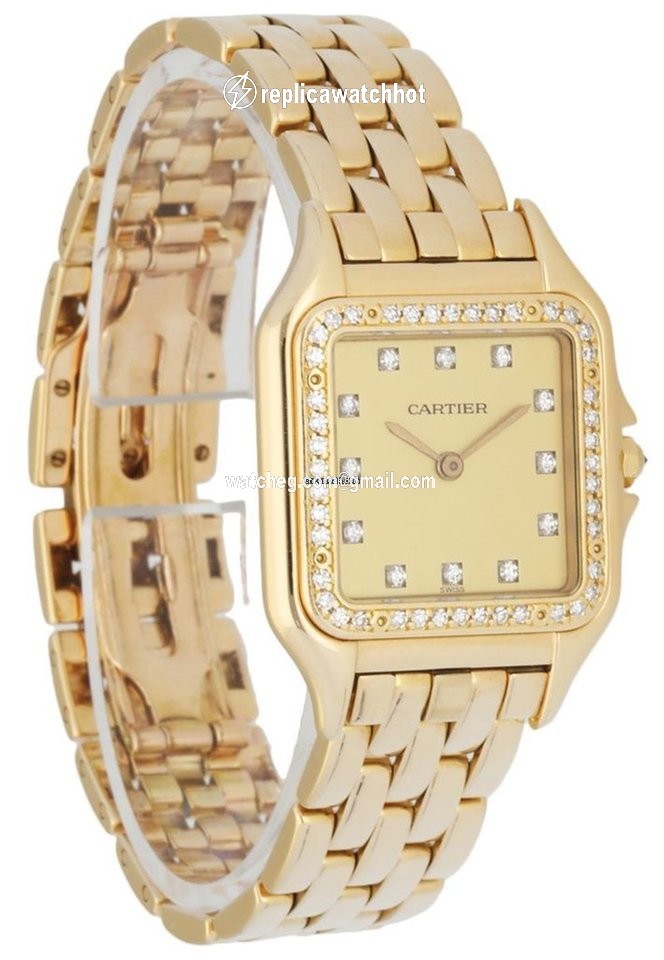 Cartier Panthere Mens watch Unisex Quartz Yellow gold 883969 2