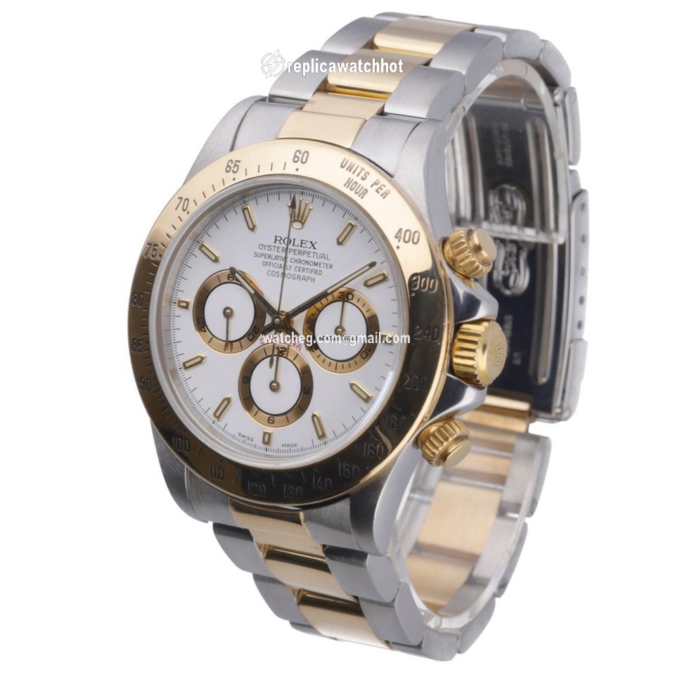 Rolex Daytona Mens watch Unisex Gold Steel Automatic 16523 2