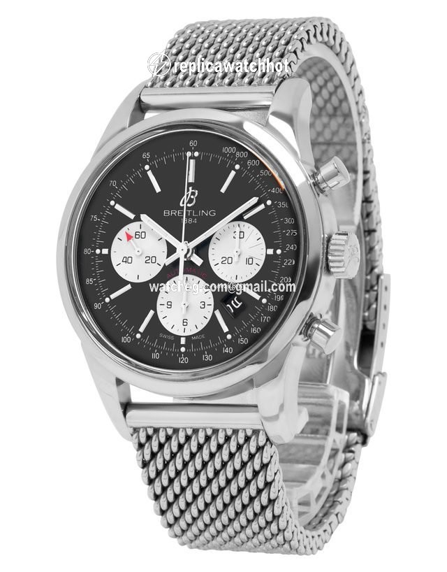 Breitling Transocean Chronograph Mens watch Unisex Automatic Steel AB015212.BF26.154A 2