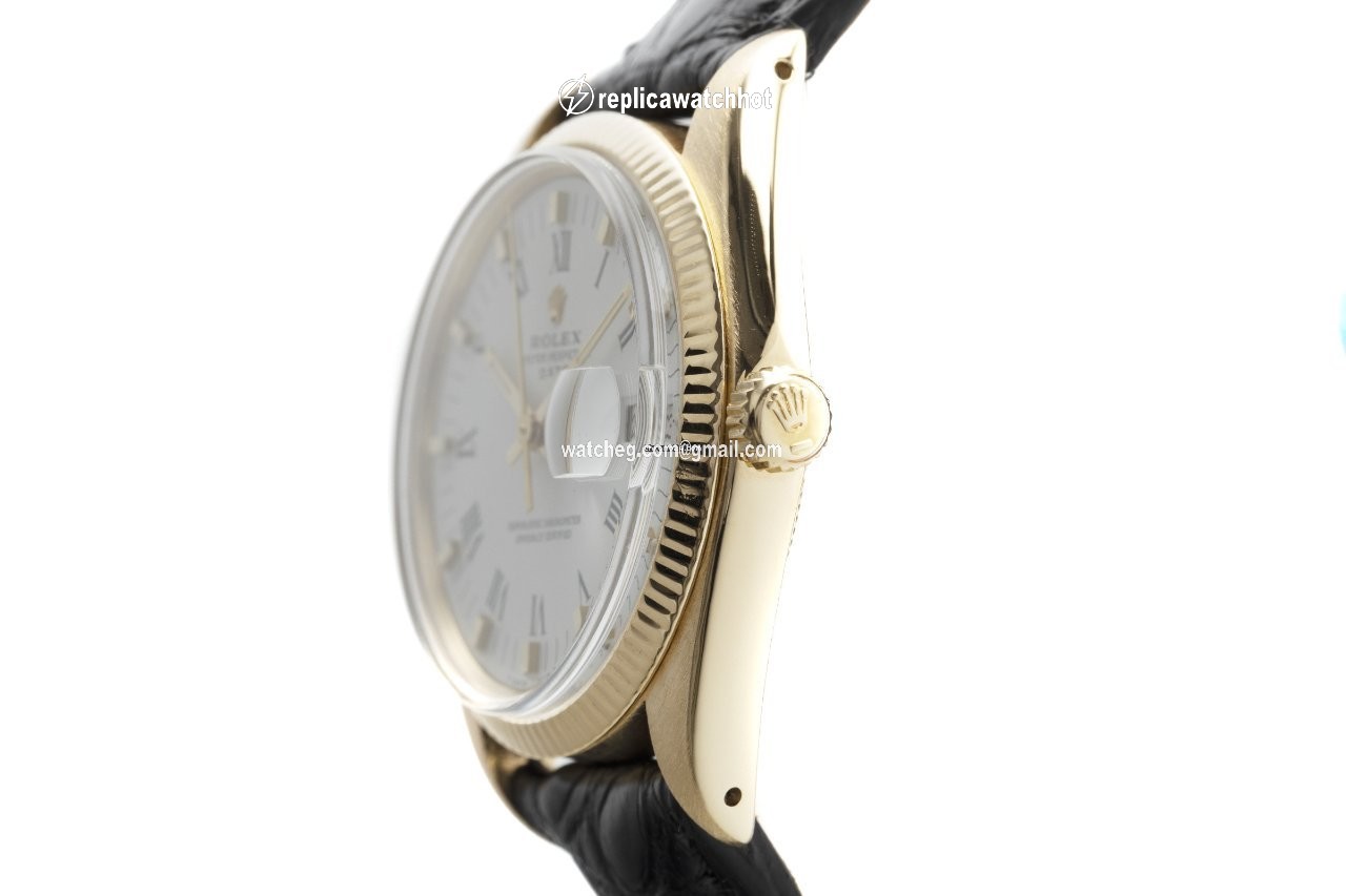 Rolex Oyster Perpetual Date Mens watch Unisex Yellow gold Automatic 1503 2