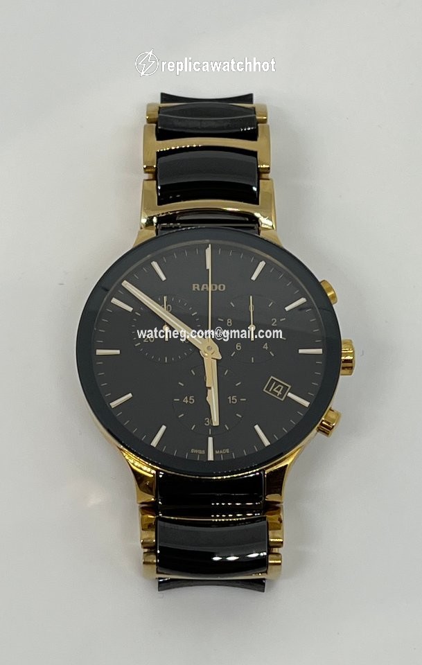 Rado Centrix Mens watch Unisex Quartz Gold Steel R30134162 2