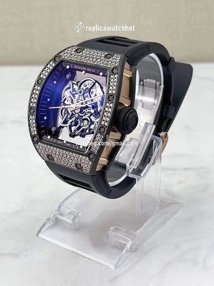 Richard Mille RM 055 Mens watch Unisex Automatic Carbon RM 055 Bubba Watson Ntpt Dark Legend 2