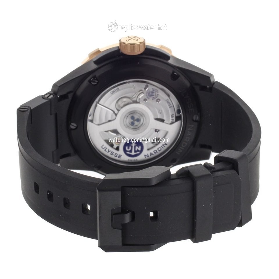 Ulysse Nardin Mens watch Unisex Automatic Titanium 1185-170 BLACK 2