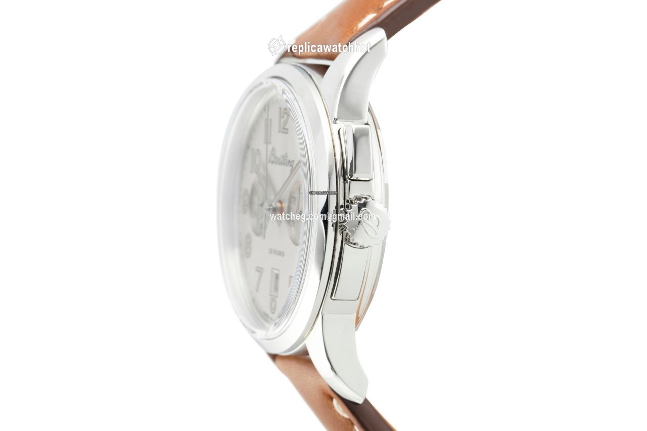 Breitling Transocean Chronograph Mens watch Unisex Manual winding Steel AB1411 2