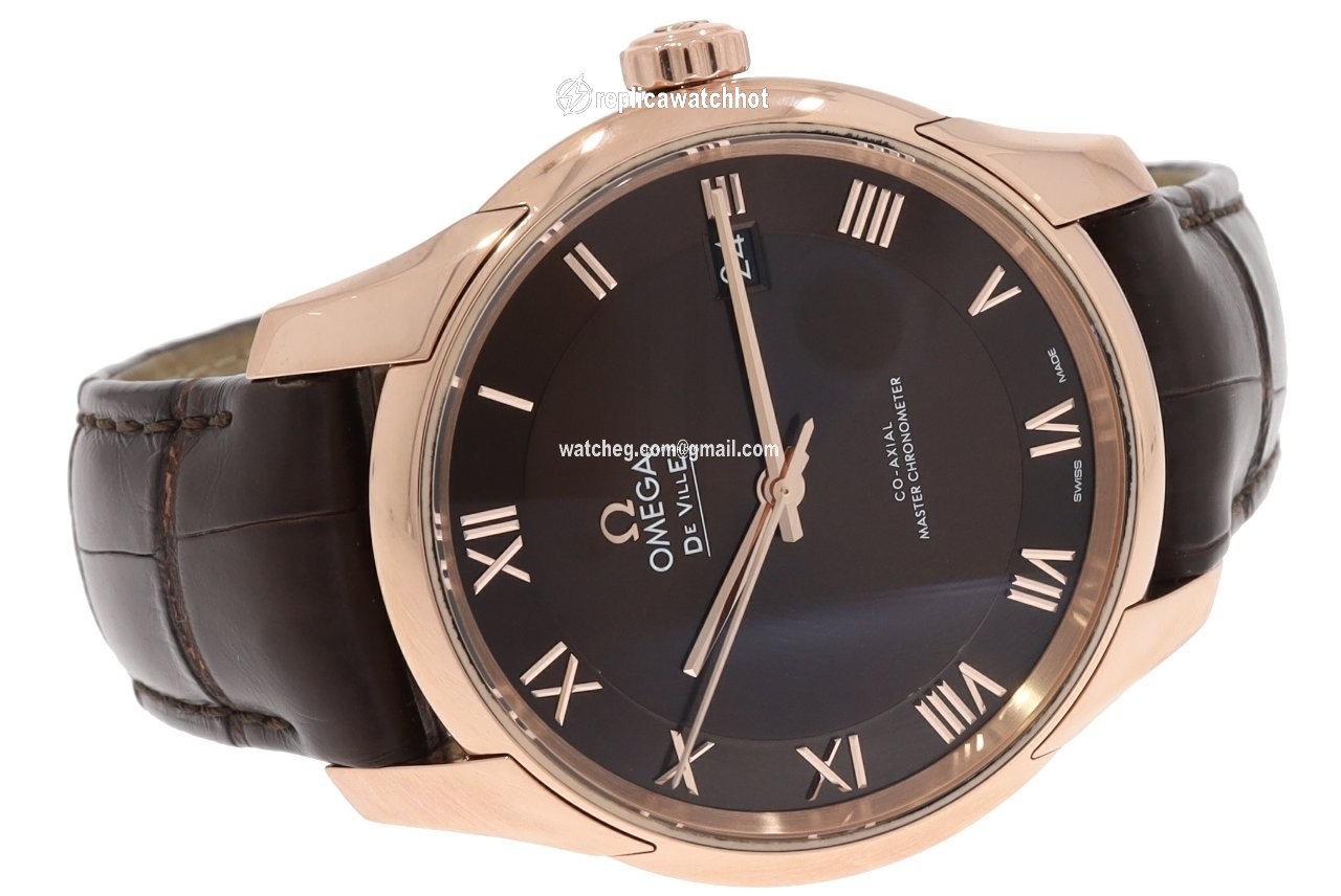 Omega De Ville Hour Vision Mens watch Unisex Automatic Rose gold 433.53.41.21.13.001 2