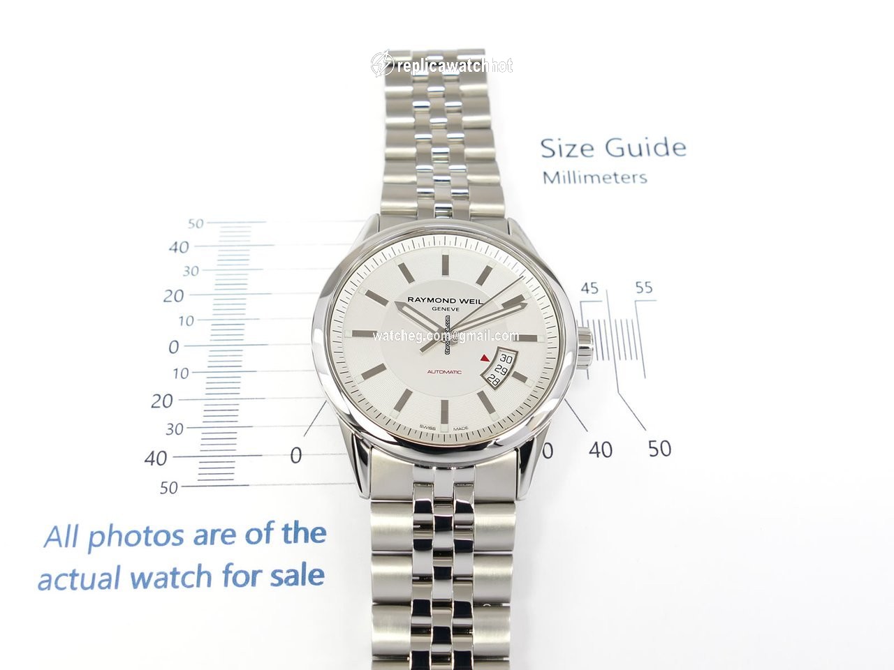 Raymond Weil Freelancer Mens watch Unisex Automatic Steel 2730-ST-65001 2