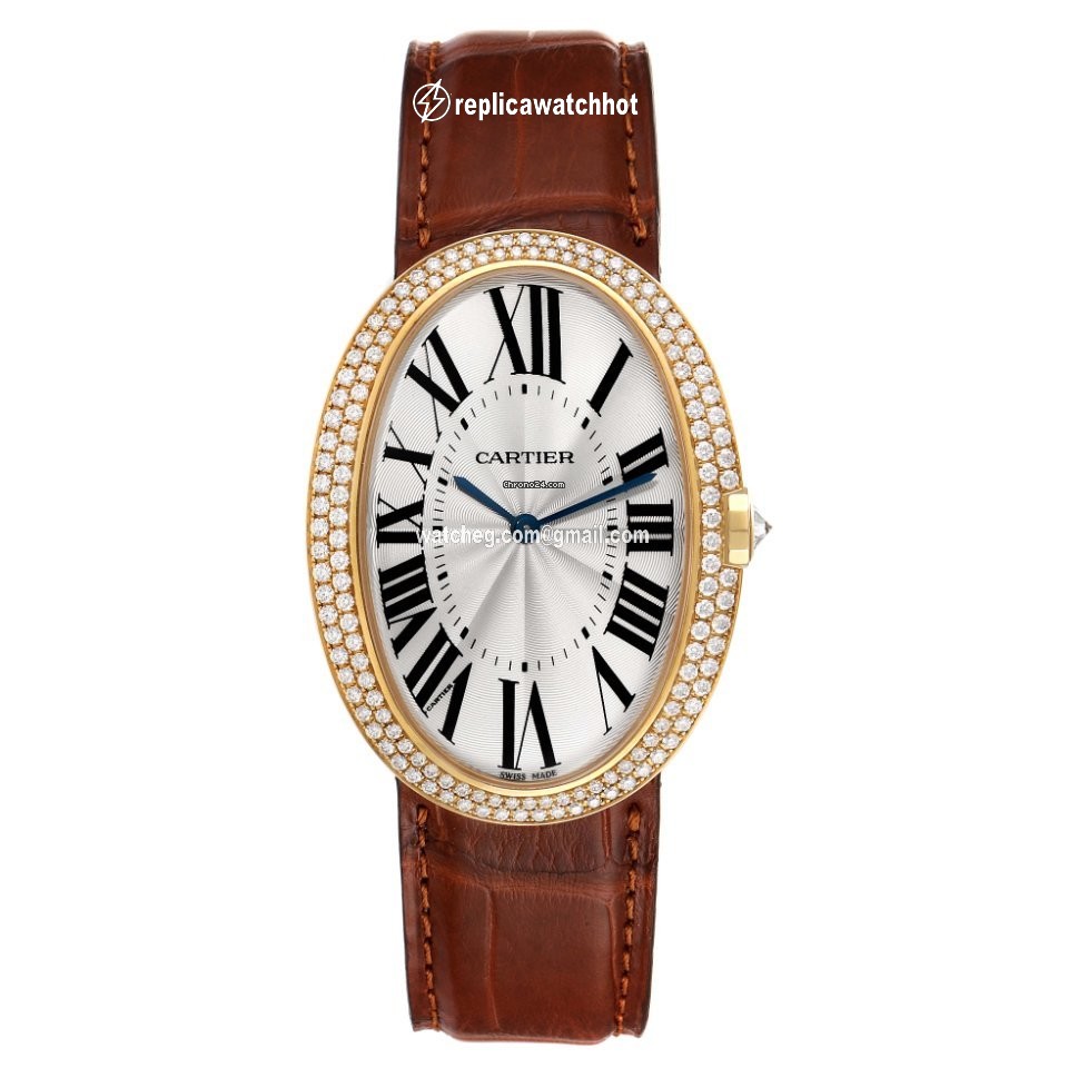 Cartier Baignoire Womens watch Manual winding Rose gold WB520005 2