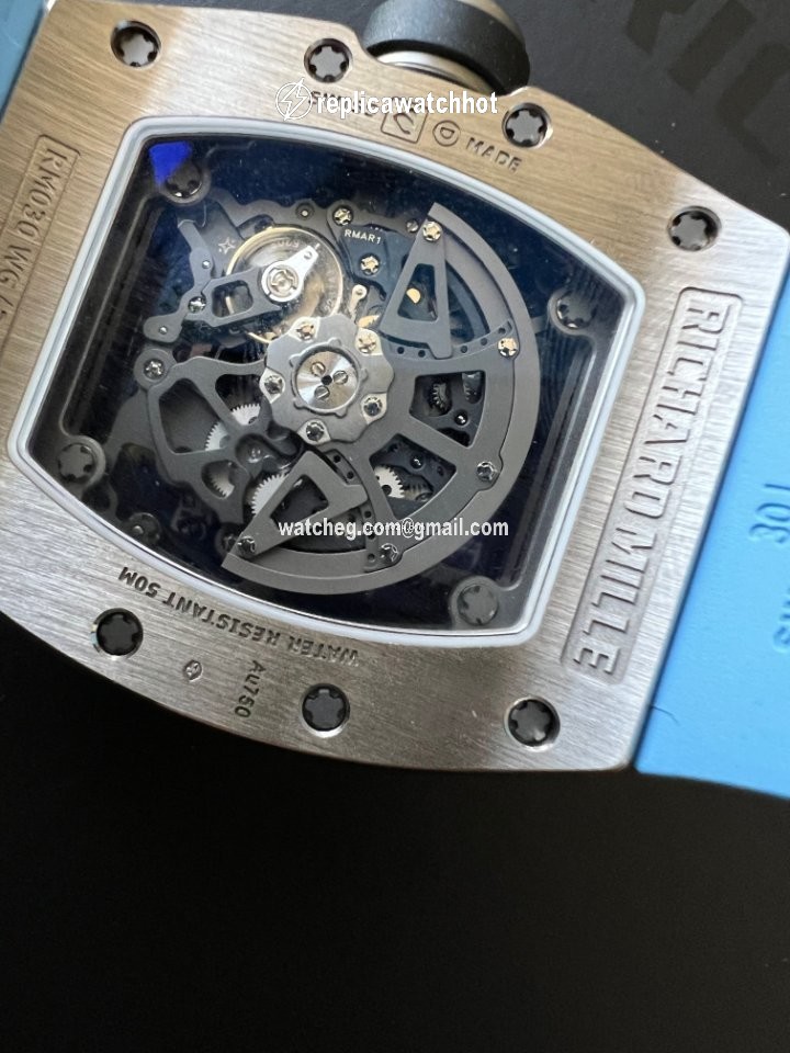 Richard Mille RM 030 Mens watch Unisex Automatic White gold RM30 WG 2
