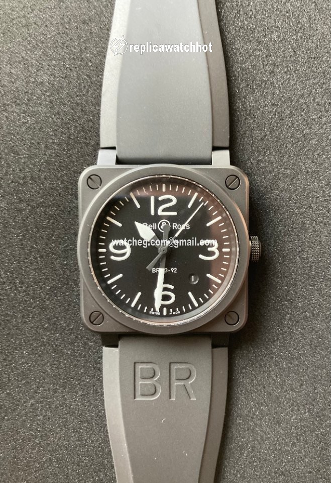 Bell & Ross BR 03-92 Ceramic Mens watch Unisex Automatic Ceramic BR0392-BL-CE 2