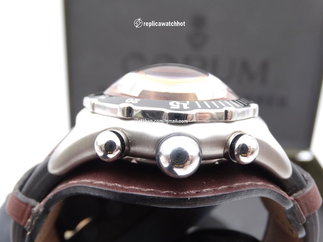 Corum Bubble Mens watch Unisex Automatic Steel 285.180.20 2