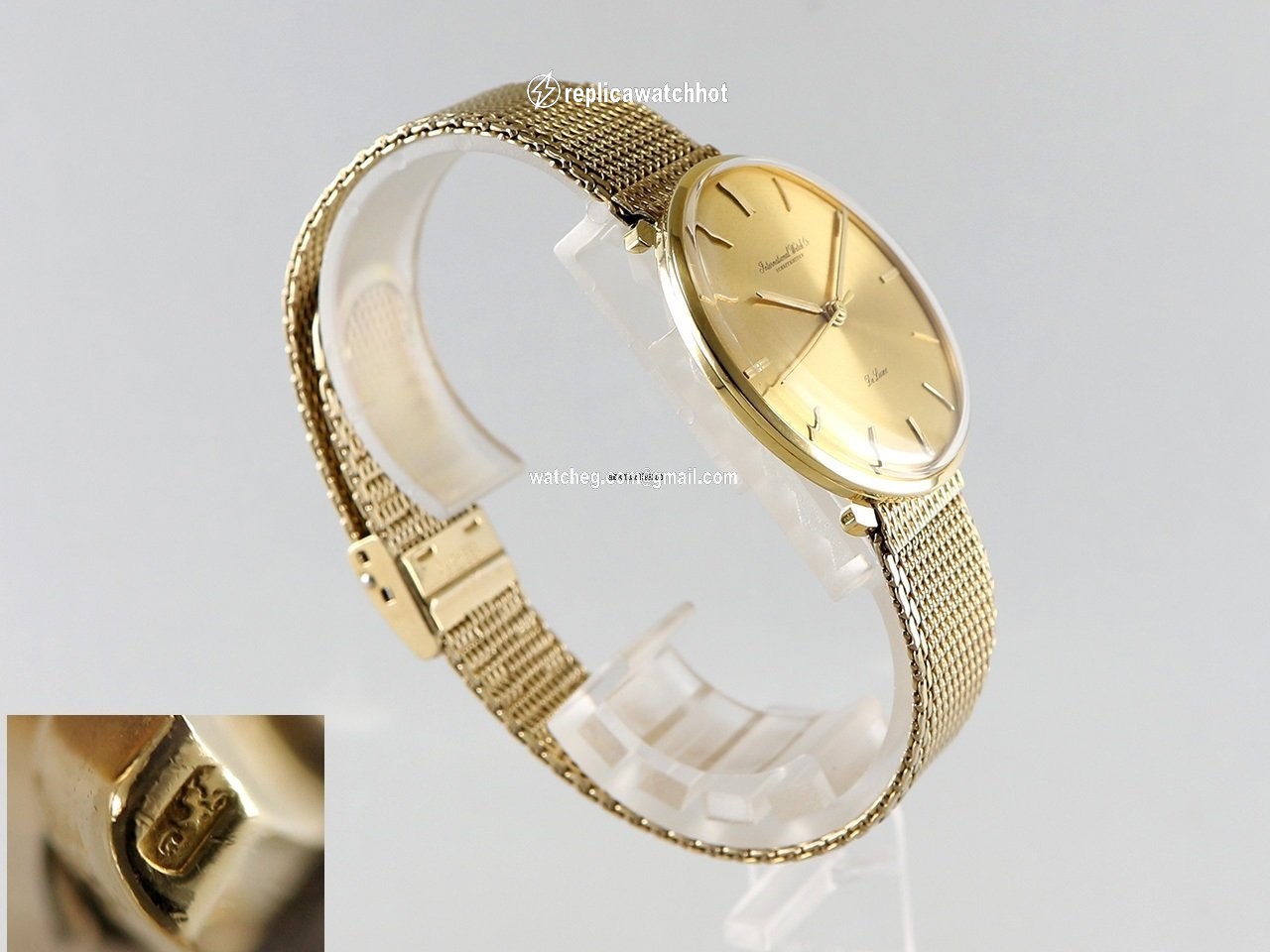 IWC Mens watch Unisex Manual winding Yellow gold 1210 2