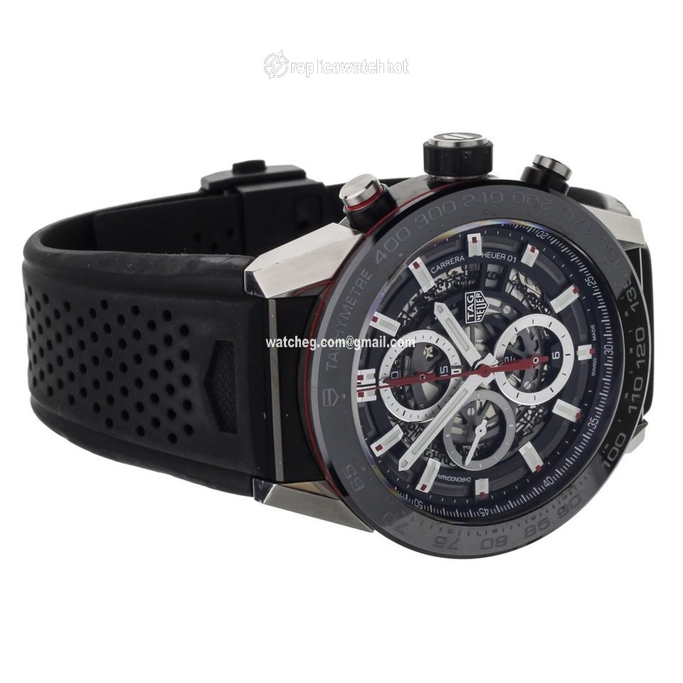 TAG Heuer Carrera Calibre HEUER 01 Mens watch Unisex Automatic Steel CAR2A1Z 2