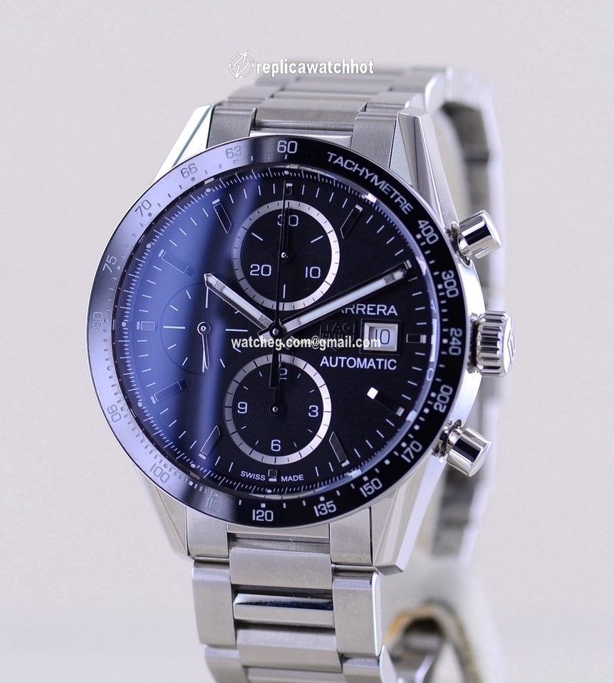 TAG Heuer Carrera Calibre 16 Mens watch Unisex Automatic Steel CV201AJ 2